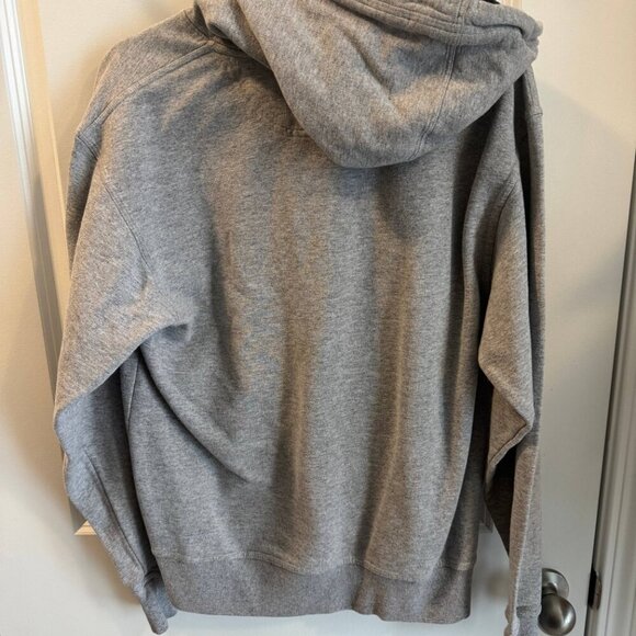 Champion Hoodie Mens Medium Gray Long Sleeve Drawstring Pullover Kangaroo Pocket - Picture 9 of 10